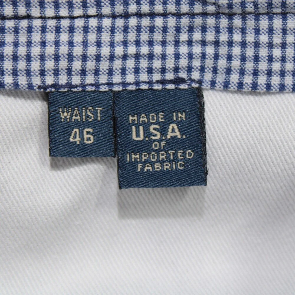 Frank's Pants NWT Chinos / Casual Pants Size 46 US in Navy Blue Polyester Blend